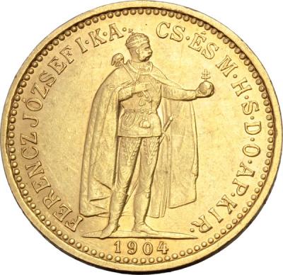 10  крон Венгрия , Франц Иосиф