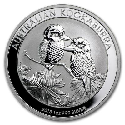 1 доллар, Австралия , Кукабарра, 2013 г, Ag 31.1