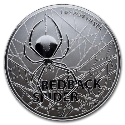 1 доллар Австралия, Красный паук. Ag 31.1