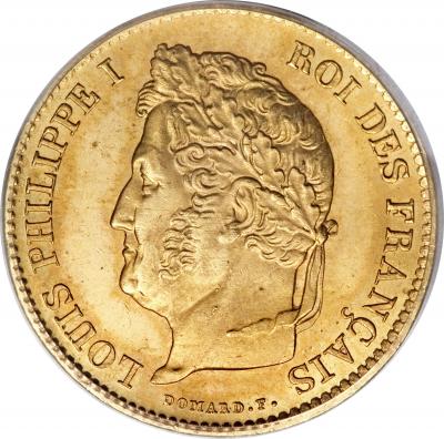 40 Луи Филипп I, 1834 г. Аu 11.61гр