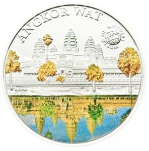 Палау 5 долларов, 2011 год. Ангкор-Ват