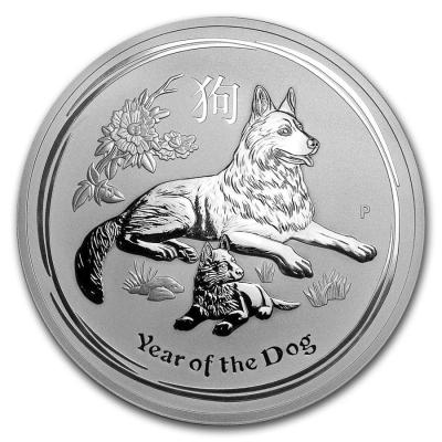 1 доллар Лунар Год собаки 2018 Ag 31.1