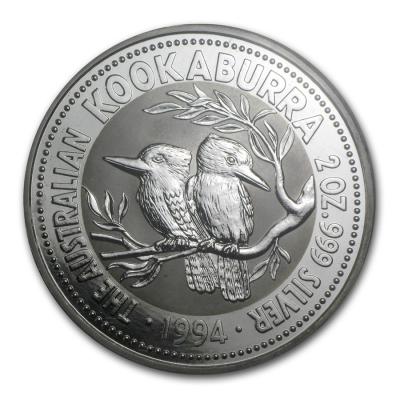 1 доллар Австралийская Кукабарра 1994 Ag 31.1