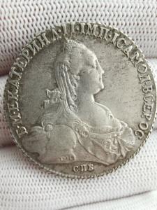 1 рубль 1775 г. СПБ ФЛ. Екатерина II
