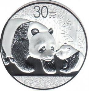 10 юаней Панда 2011 Ag 31.1