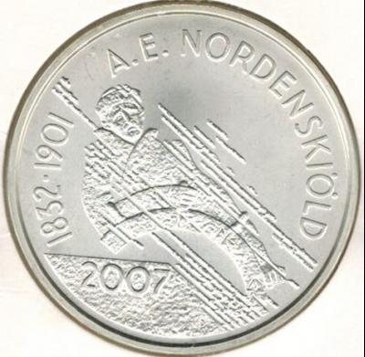 10 евро Финляндия 2007 Ag 27.4