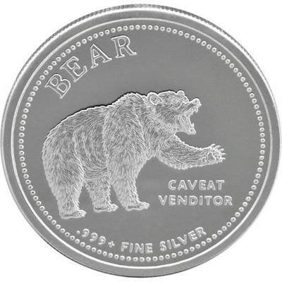Жетон Медведь и бык Ag 31.1