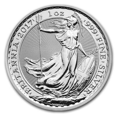 2 фунта Британия, 2017 г., Ag 31.1