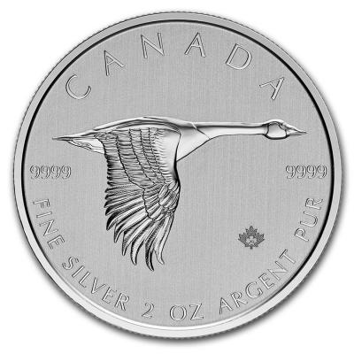 10 долларов Канада Гусь Ag 62.2